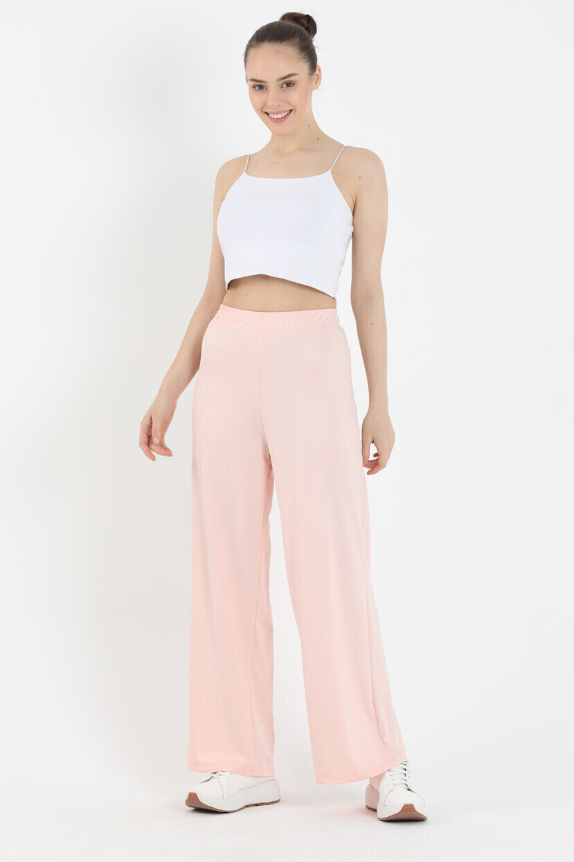 Beli Lastikli İnce Rahat Kesim Pantolon