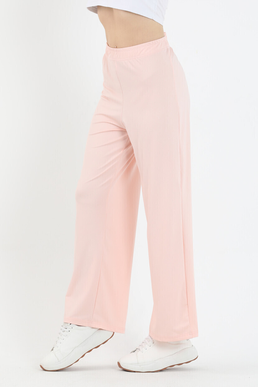 Beli Lastikli İnce Rahat Kesim Pantolon