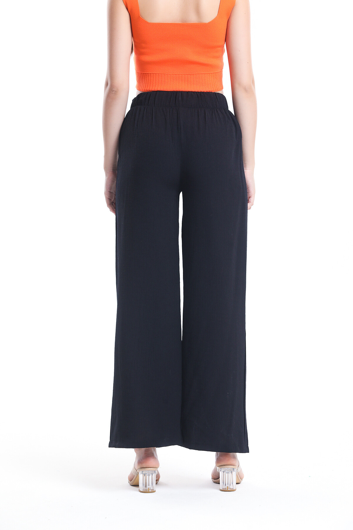 Beli Lastikli Rahat Kesim Salaş Pantolon