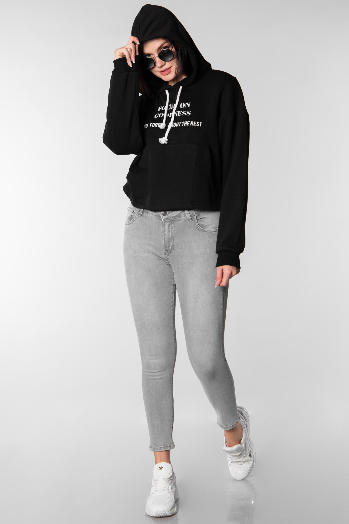 Dar Paça Yüksek Bel Kot Pantolon