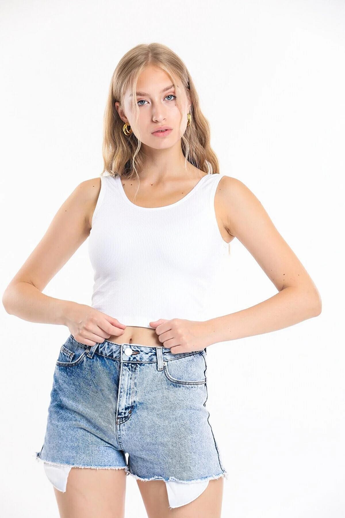 Askılı Esnek Atlet