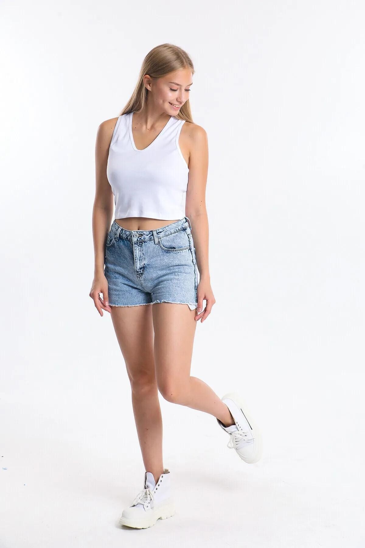 V Yaka Askılı Atlet