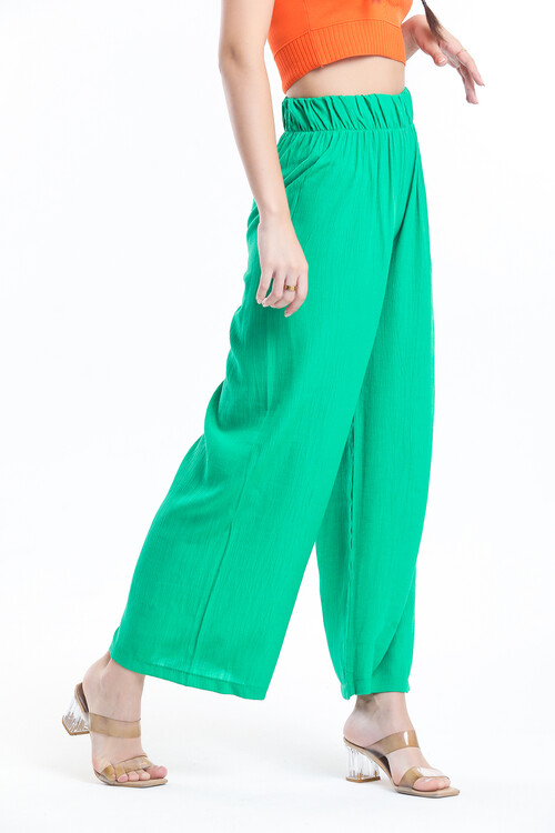 Beli Lastikli Rahat Kesim Salaş Pantolon