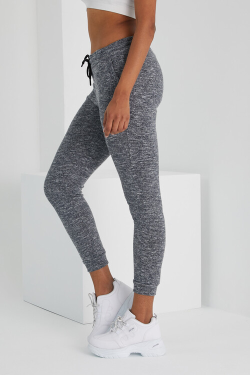 Beli ve Paçası Lastikli Cepli Alt Eşofman