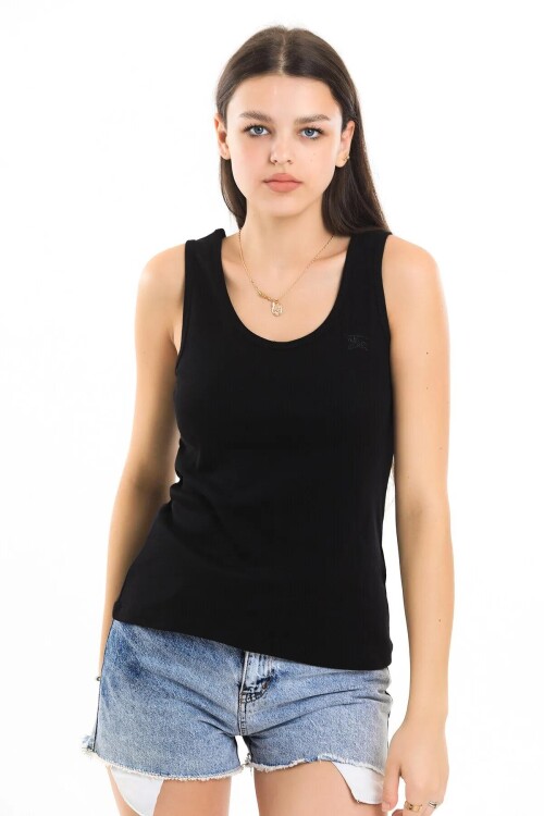 Askılı Nakış Detaylı Atlet